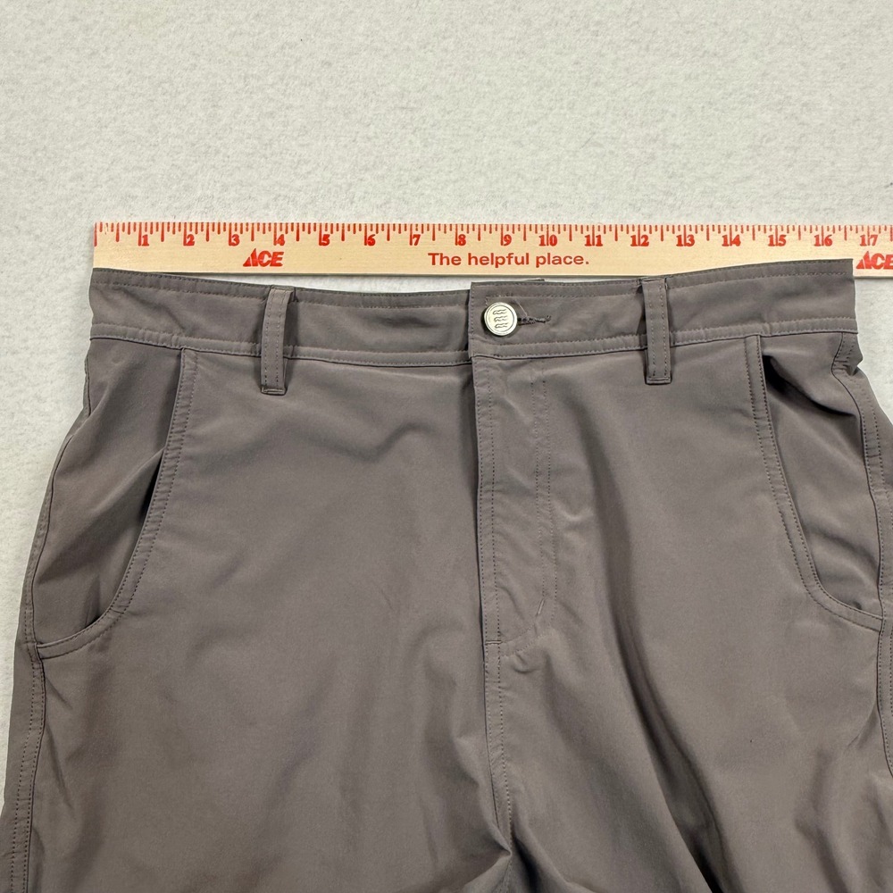 Free Fly Shorts Mens 32 Gray Performance Stretch Lightweight Active Gorpcore - Picture 2 of 8